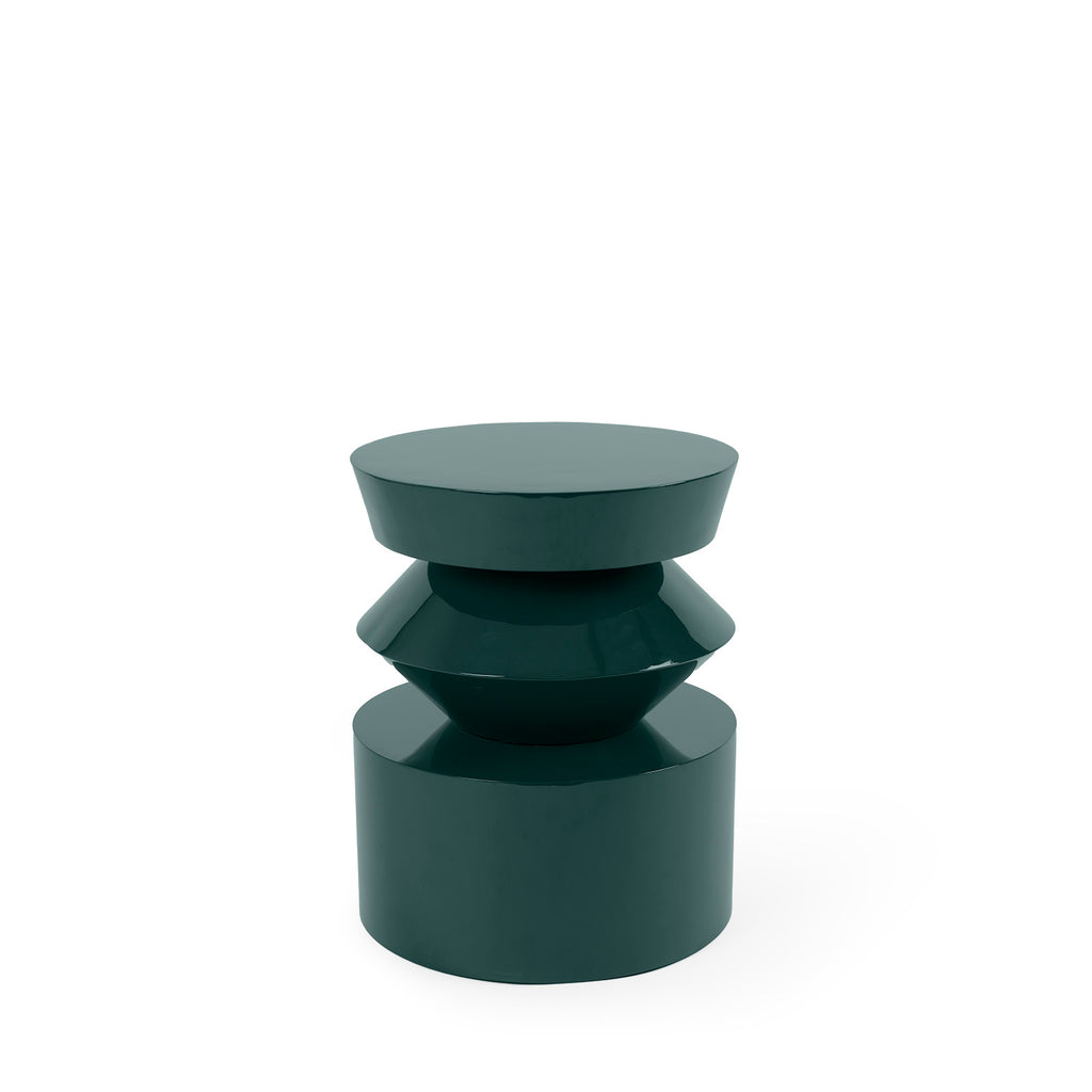 Henry dark gloss green coffee table