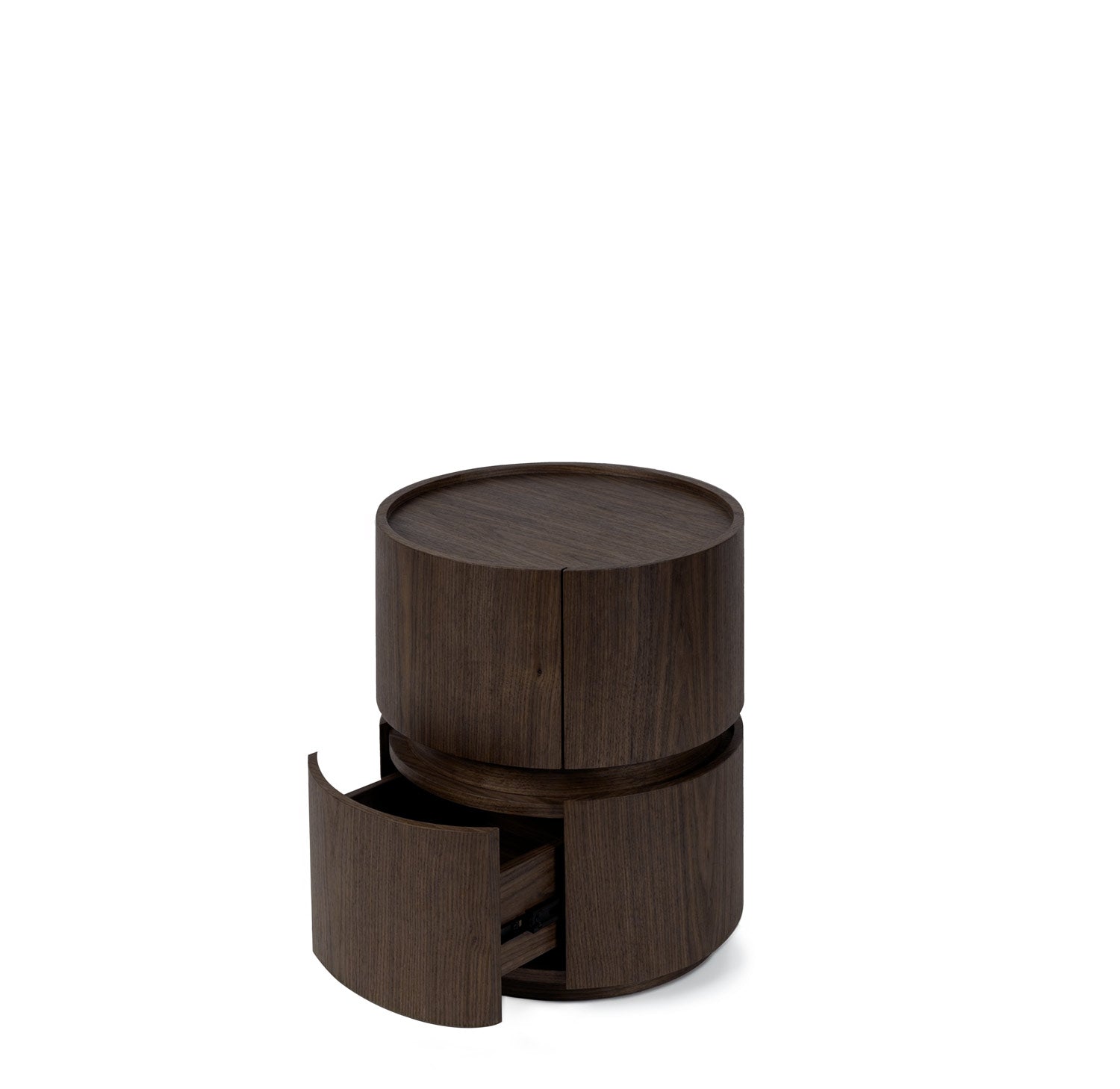 Timeo walnut bedside table