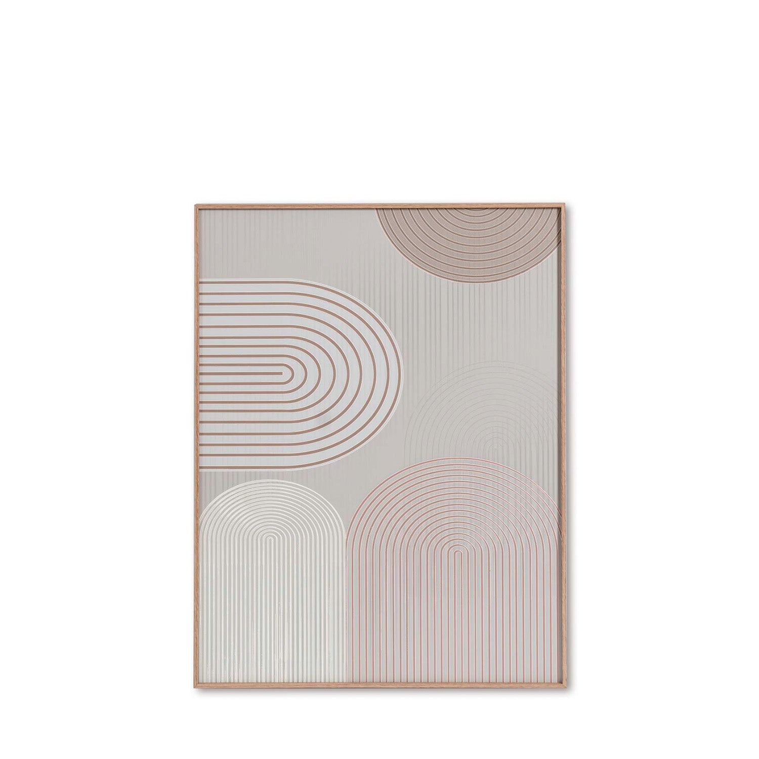 Half-oval frame 60*80 oak