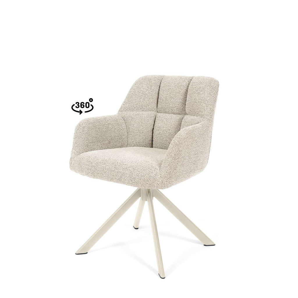 Taimi chair beige/legs beige