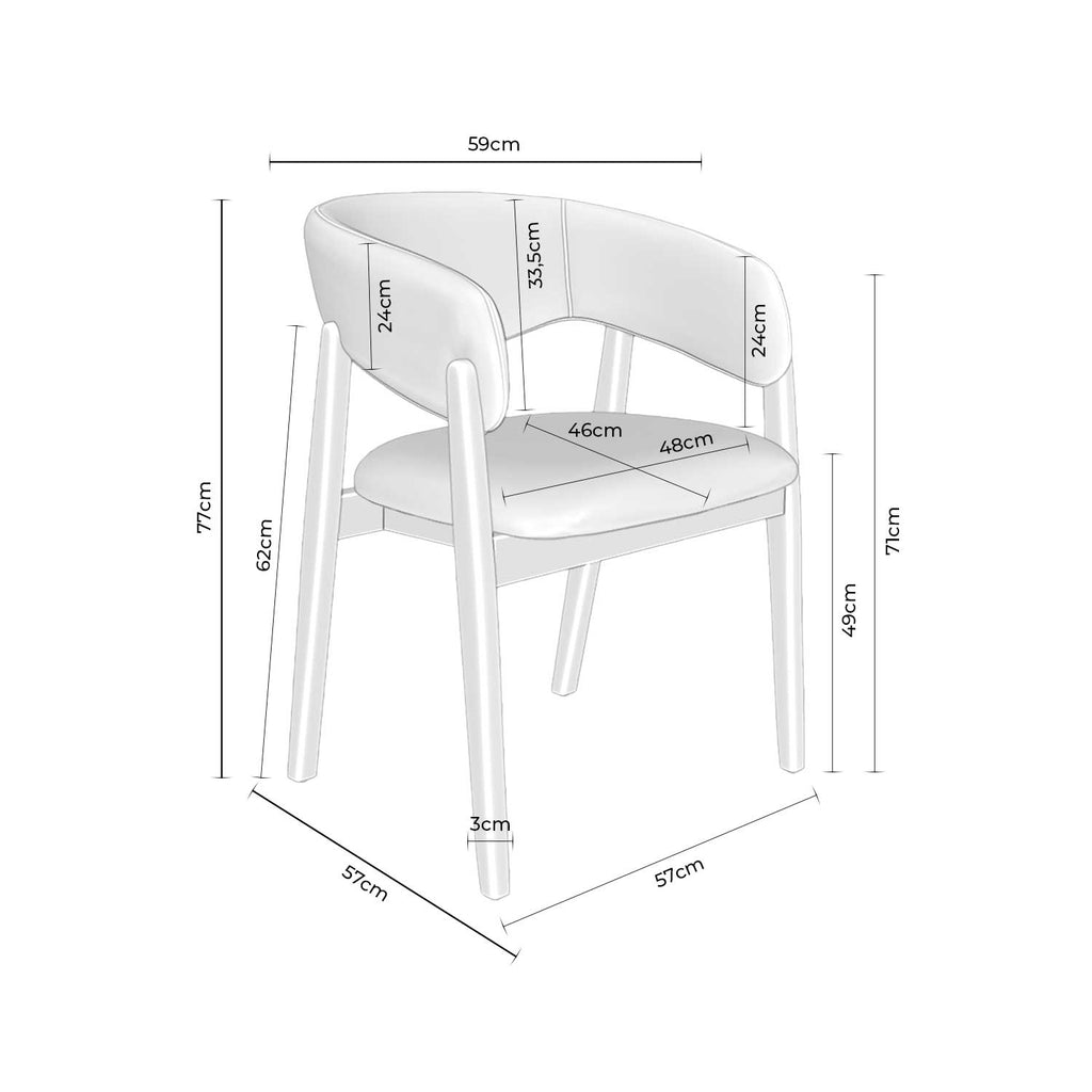 Silla Yvanna beige