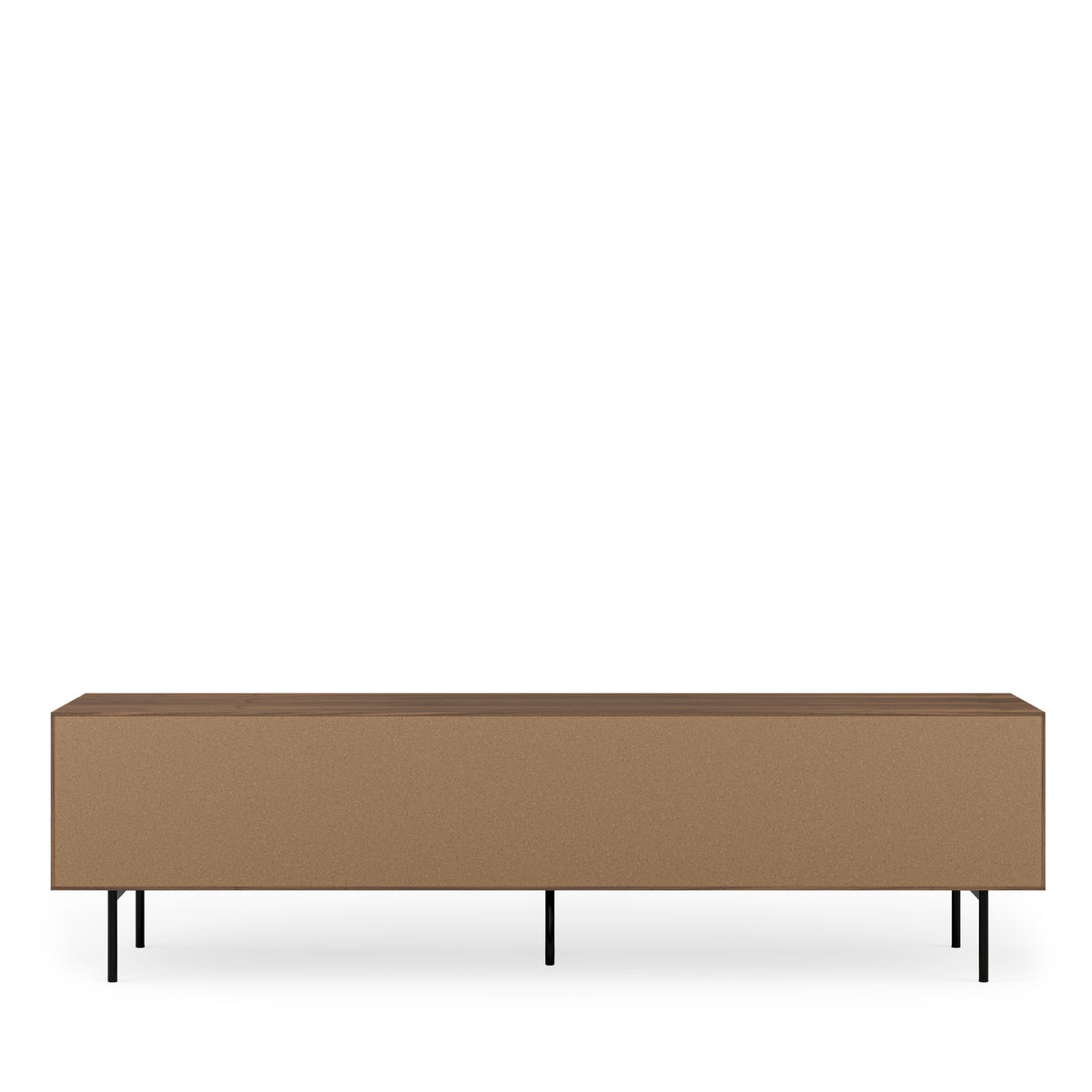 TV cabinet 200 cm Tulsa walnut metal legs
