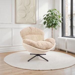 Poltrona Egg Bege, detalhe