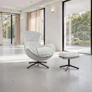 Poltrona Hans Cinzento, detalhe