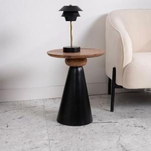 Mesa Auxiliar Metal e Mango, detalhe